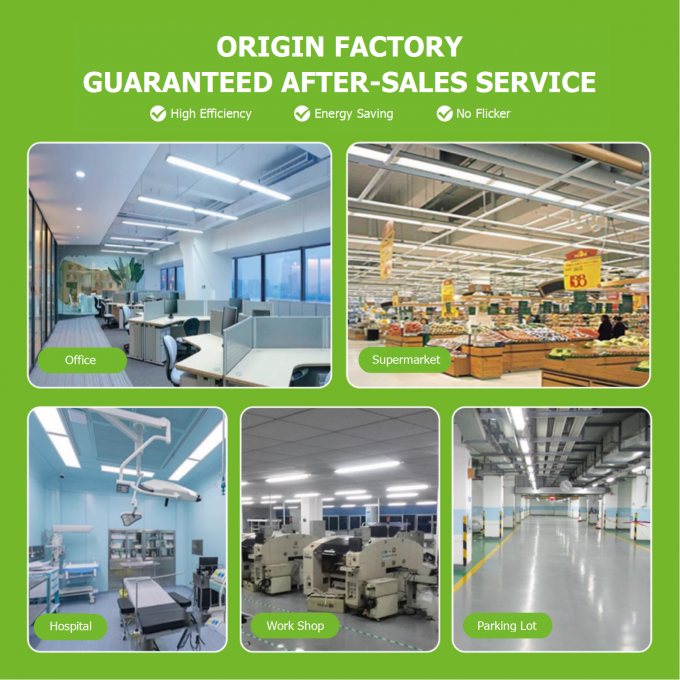 Beste prijs 18W 28W 36W LED-reinigingslamp voor binnen supermarkt ziekenhuis kantoor lineaire lichten 14