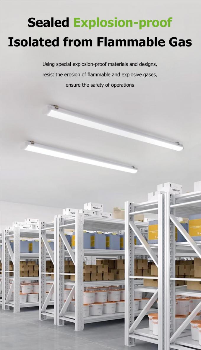 Goedkoper Prijs 36W LED lineaire lichten Tri-proof buis voor parkeergarage waterdicht 1200mm 3