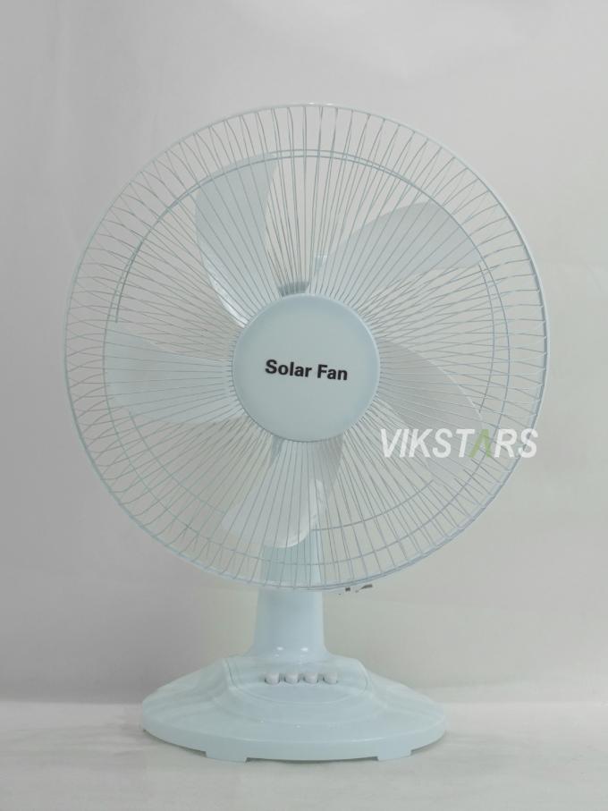 Voor Kamperen Noodgeval Zonne-energie Tafelventilator 16 Inch Energiebesparend Met Lampen 9