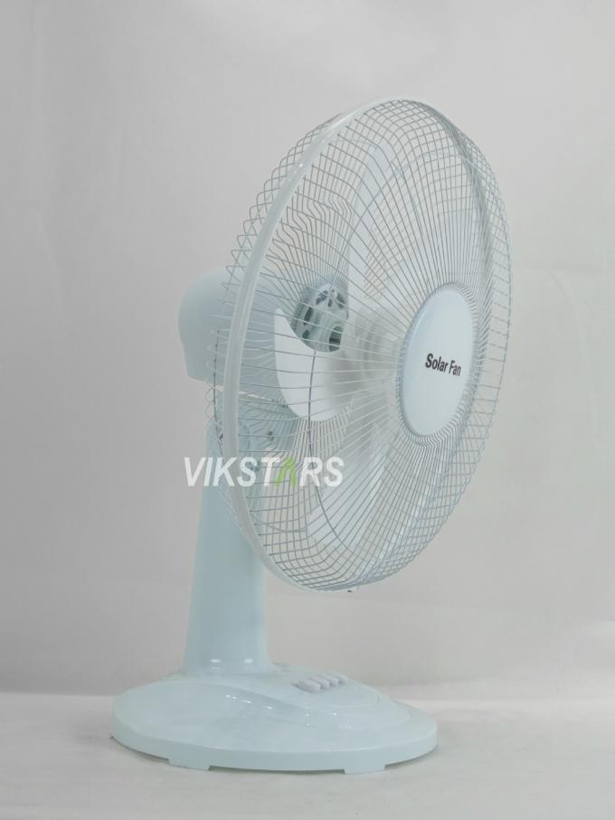 Voor Kamperen Noodgeval Zonne-energie Tafelventilator 16 Inch Energiebesparend Met Lampen 10