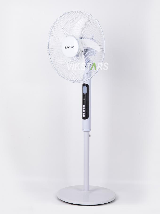 Zonne Staande Ventilator 16 inch met Licht Energiebesparend Voor Buiten Kamperen Vissen 17