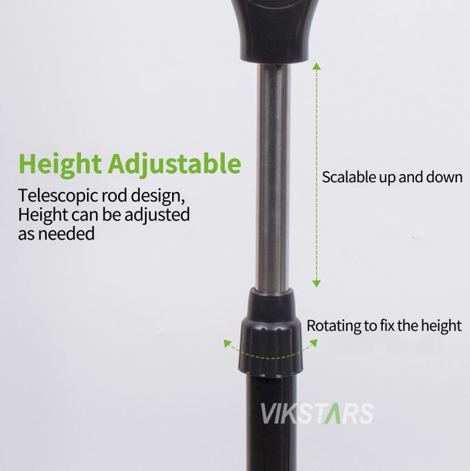 Best Verkopende 5-blads 16-inch Oplaadbare Solar Staande Ventilator met LED Licht met Paneel en Batterij Stand Vloer Solar Ventilator 14