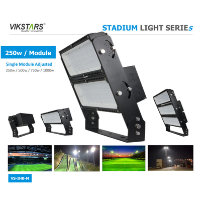 6500K Verstelbare modules Sportveld Led Flood Lights 250w 500w 750w