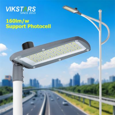 160lm/w Hoge helderheid Nieuwste LED straatverlichting 100w 150w 200w Met externe driver Photocell voor de hoofdstraat
