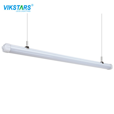 1200mm Tegenhanger Opgeschort LEIDEN Lineair Licht Plafond 12PCS ROHS Gray Housing